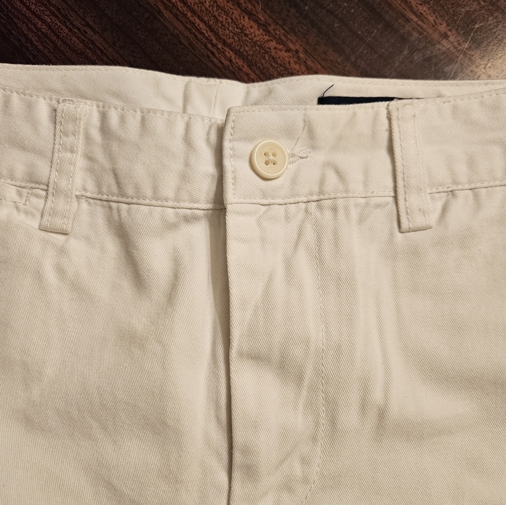Polo Ralph Lauren Shorts Big Boys Cotton Shorts 9 In Inseam WHITE Sz 16 EUC - Picture 4 of 13